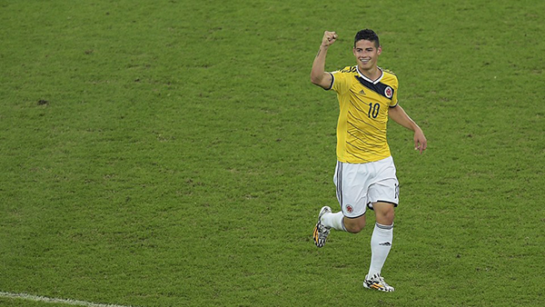James Rodriguez alla Coppa del Mondo 2014