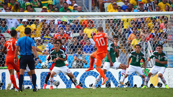 Olanda-Messico alla Coppa del Mondo 2014