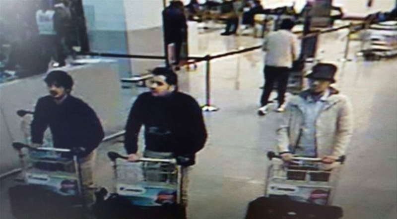 Gli attentatori dell'aeroporto Zaventem di Bruxelles