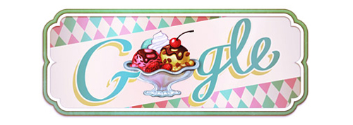 Il doodle di Google per il 119esimo anniversario del gelato Sundae