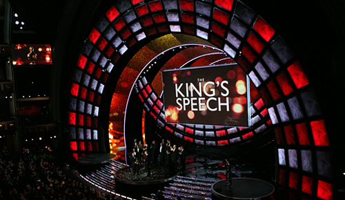 L'annuncio della vittoria di The King's speech come miglior film