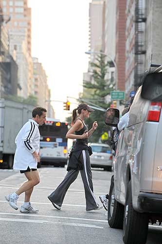 Sarkozy fa jogging a New York