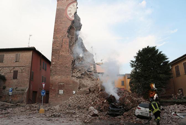 I danni del terremoto in Emilia Romagna
