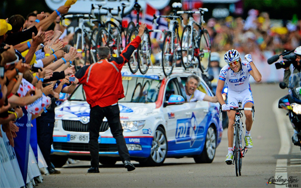 Pinot vince una tappa al Tour 2012