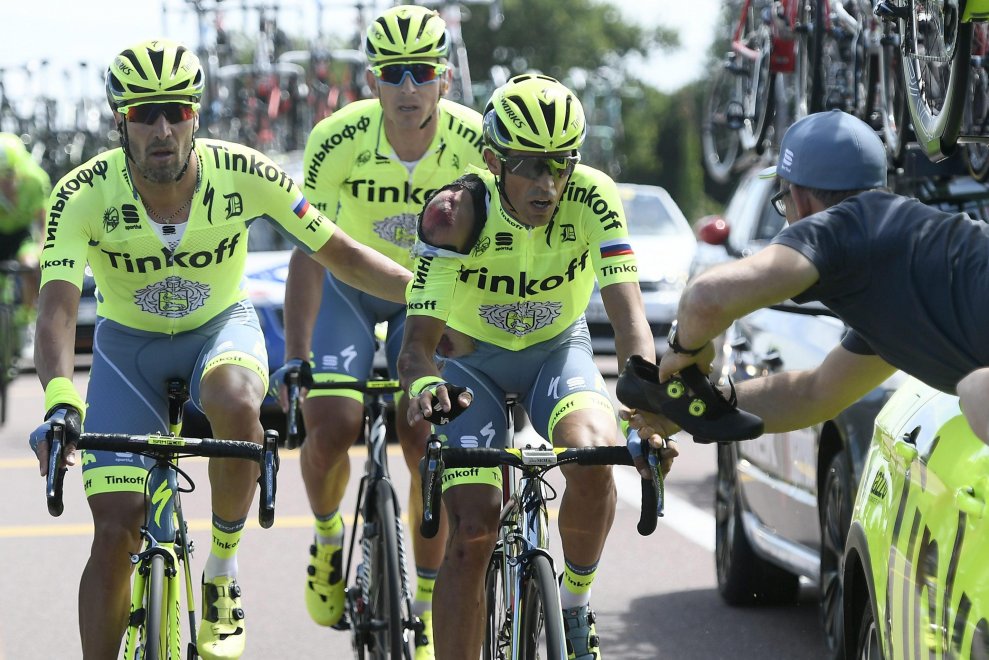 Contador ferito al Tour 2016