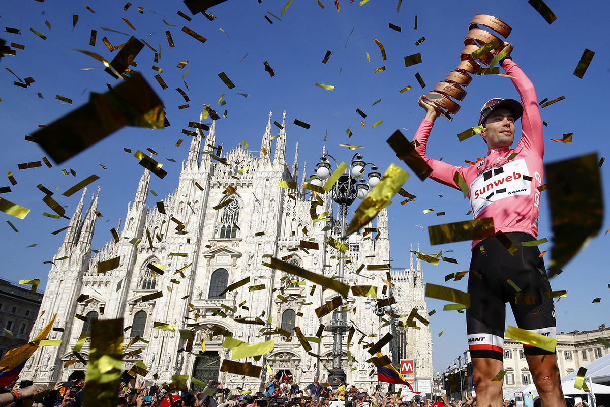 Tom Dumoulin vincitore del Giro d'Italia 2017