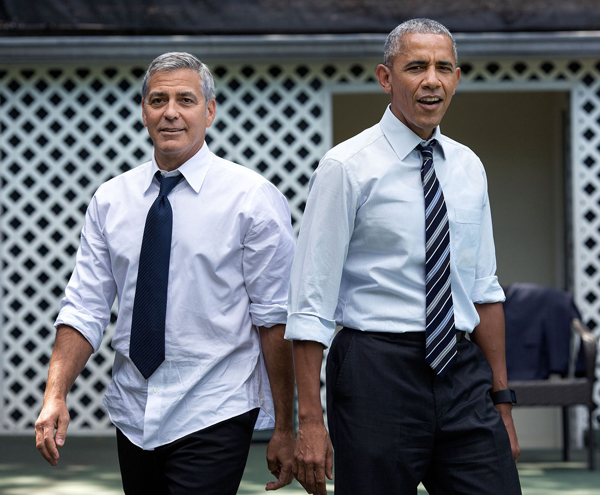 Obama con George Clooney