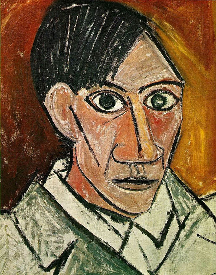 Pablo Picasso autoritratto a 25 anni