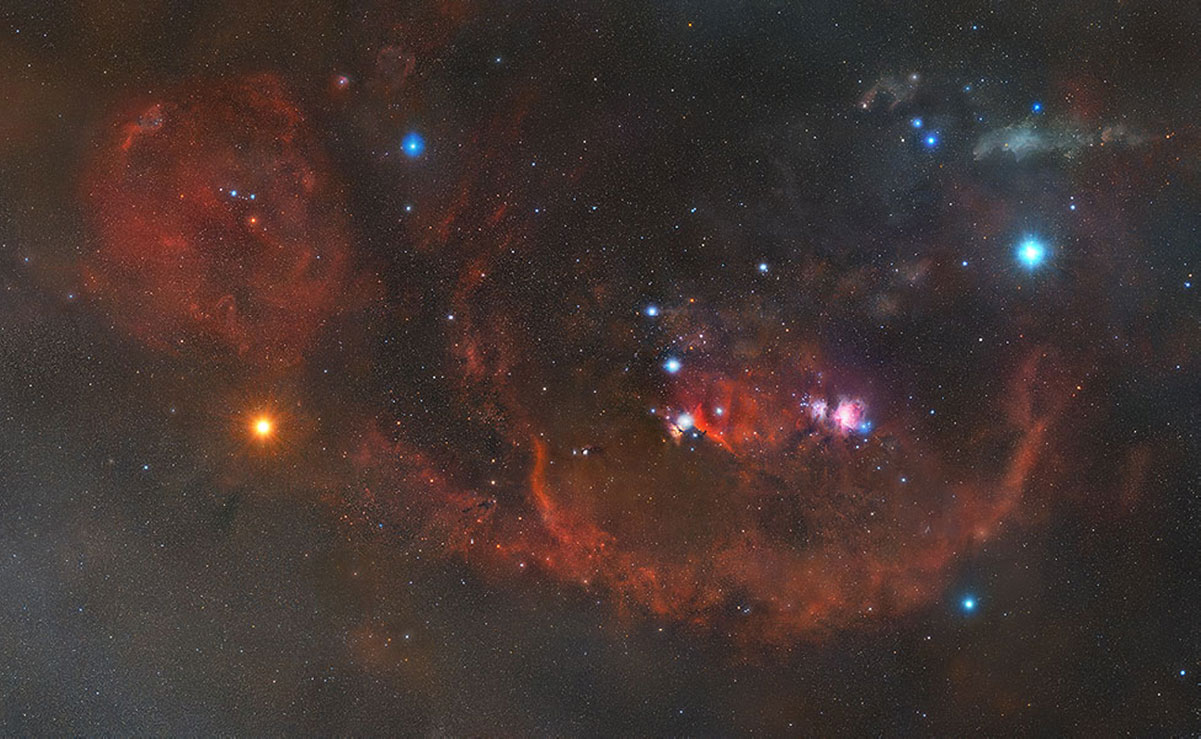 La costellazione di Orione fotografata da Matt Harbison